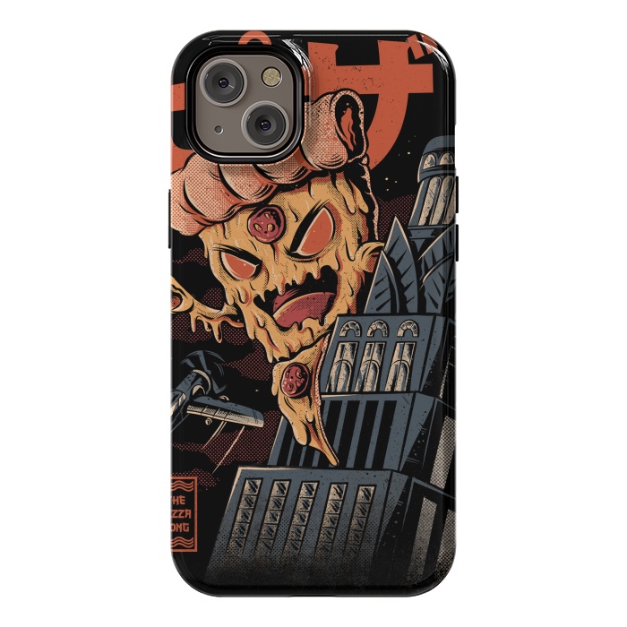 iPhone 14 Plus StrongFit Pizza Kong by Ilustrata