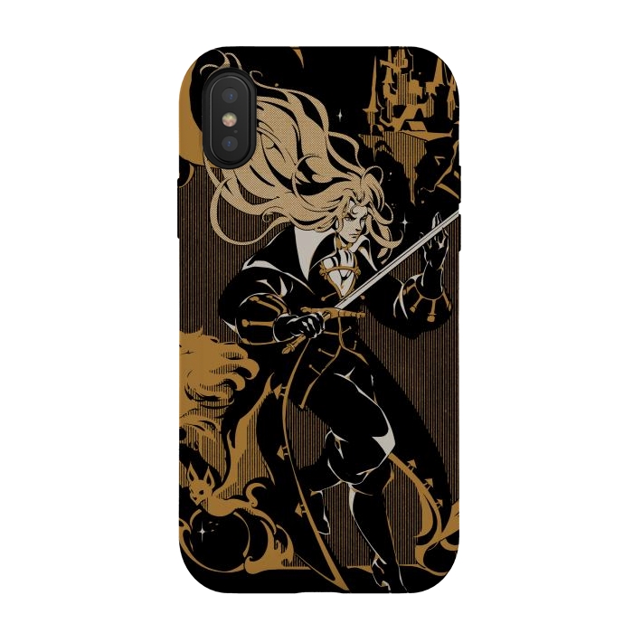 iPhone Xs / X StrongFit Symphony of the Vampire by Ilustrata