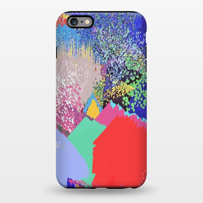 iPhone 6/6s plus StrongFit Modern Life, Abstract Contemporary Graphic Design, Eclectic Colorful Shapes by Uma Prabhakar Gokhale