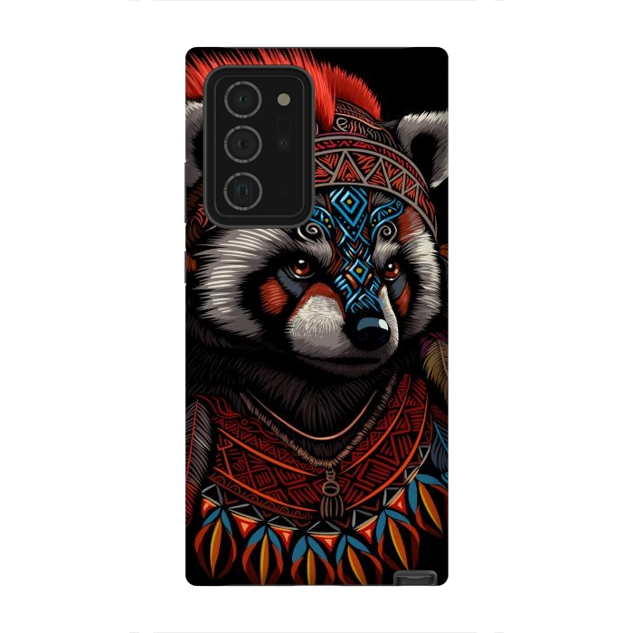 Galaxy Note 20 Ultra StrongFit Red panda Indian Chief by Alberto