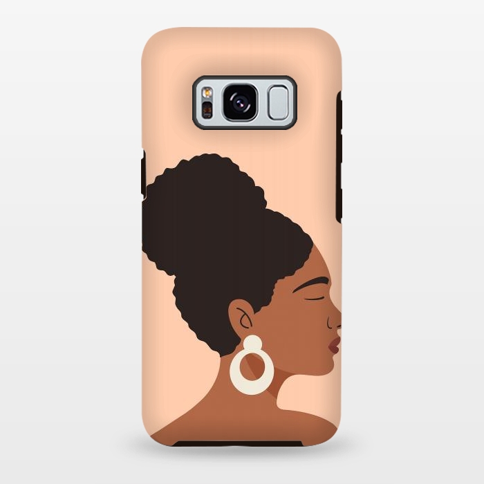 Galaxy S8 plus StrongFit Afro Girl by ArtPrInk
