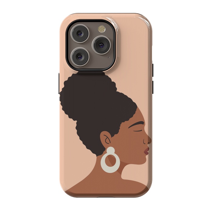iPhone 14 Pro StrongFit Afro Girl by ArtPrInk