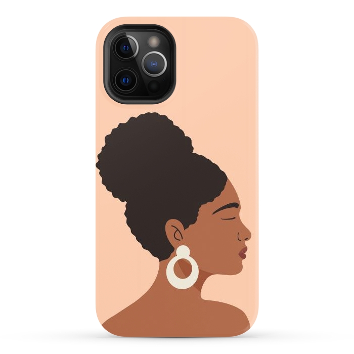 iPhone 12 Pro Max StrongFit Afro Girl by ArtPrInk