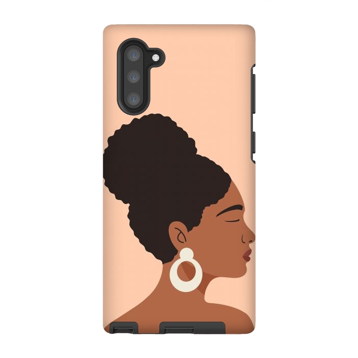 Galaxy Note 10 StrongFit Afro Girl by ArtPrInk