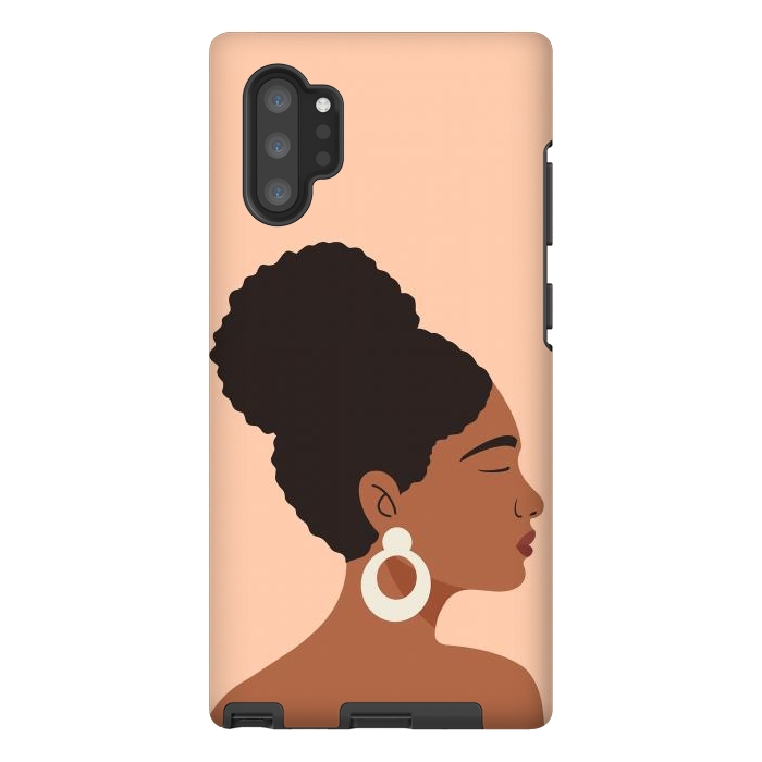 Galaxy Note 10 plus StrongFit Afro Girl by ArtPrInk