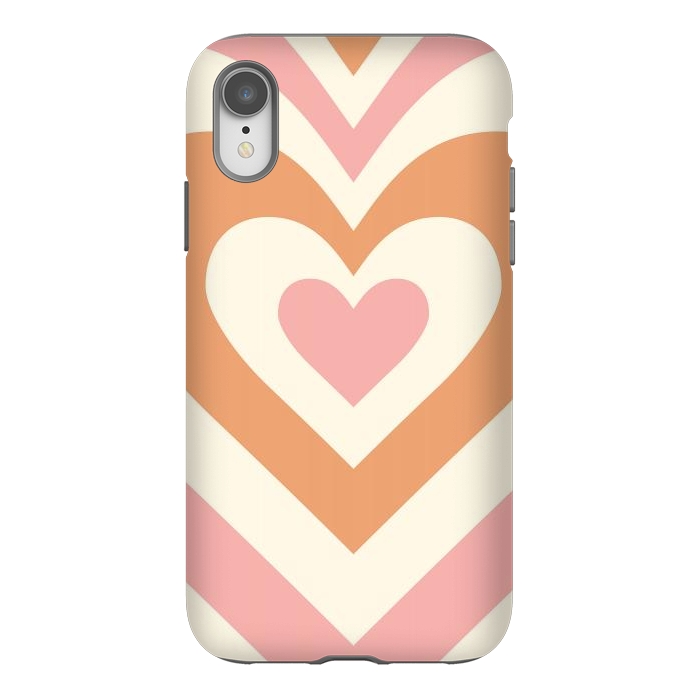 iPhone Xr StrongFit Hypnotic Hearts by ArtPrInk
