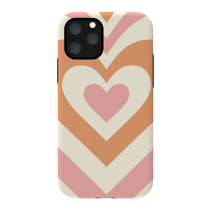 iPhone 11 Pro StrongFit Hypnotic Hearts by ArtPrInk
