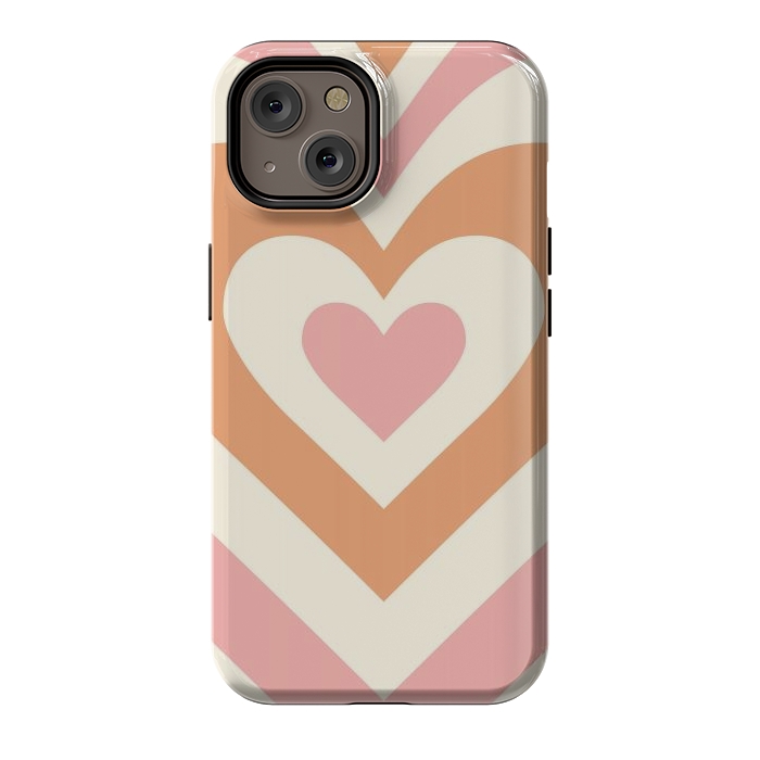 iPhone 14 StrongFit Hypnotic Hearts by ArtPrInk