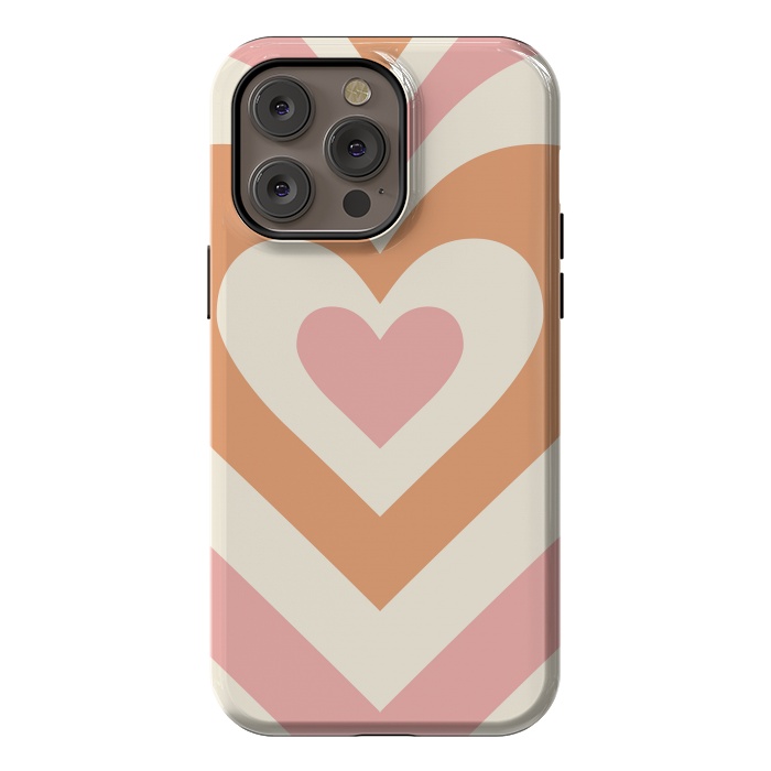 iPhone 14 Pro max StrongFit Hypnotic Hearts by ArtPrInk