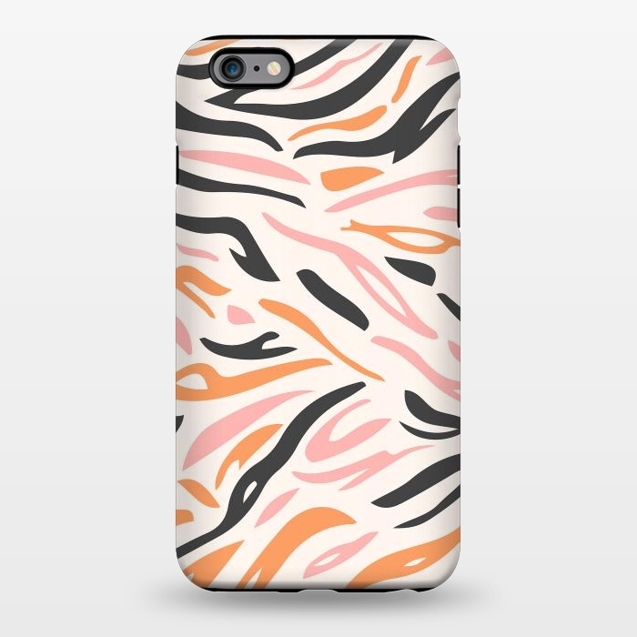 iPhone 6/6s plus StrongFit Colorful Tiger Print by ArtPrInk