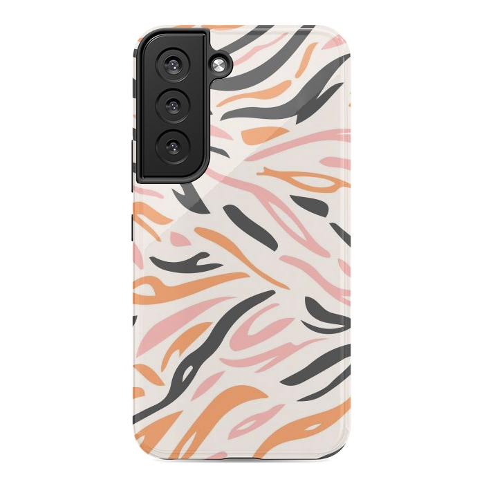 Galaxy S22 StrongFit Colorful Tiger Print by ArtPrInk