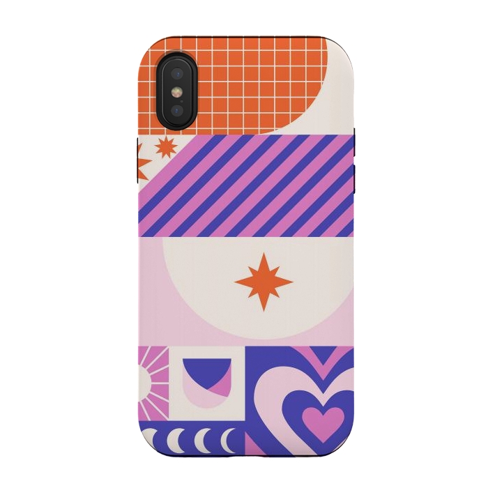 iPhone Xs / X StrongFit Y2K Patchwork by ArtPrInk