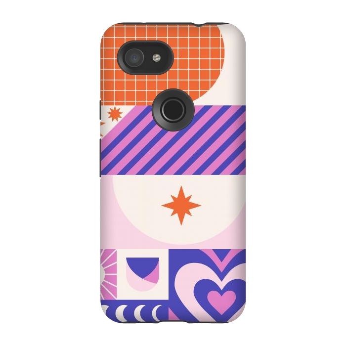 Pixel 3A StrongFit Y2K Patchwork by ArtPrInk