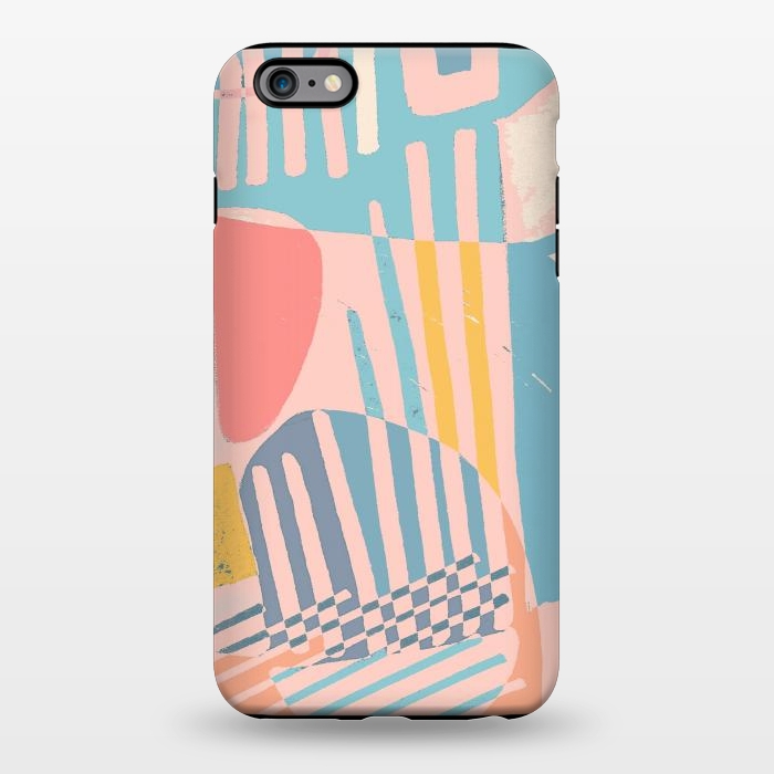 iPhone 6/6s plus StrongFit Colorful minimal abstract art by Oana 