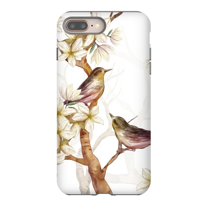 iPhone 7 plus StrongFit Birds in the Spring by Bledi