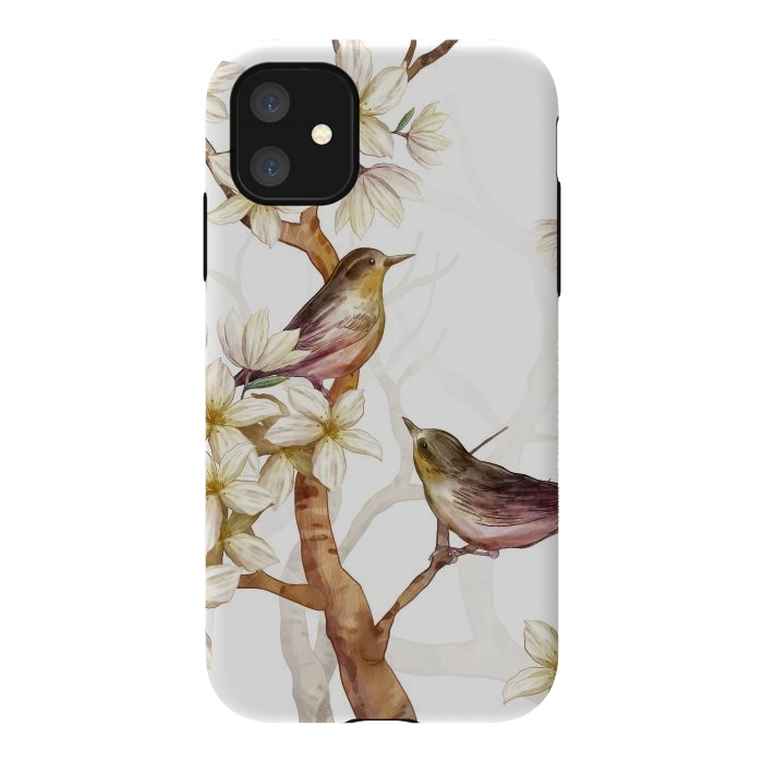 iPhone 11 StrongFit Birds in the Spring by Bledi