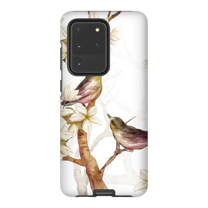 Galaxy S20 Ultra StrongFit Birds in the Spring by Bledi