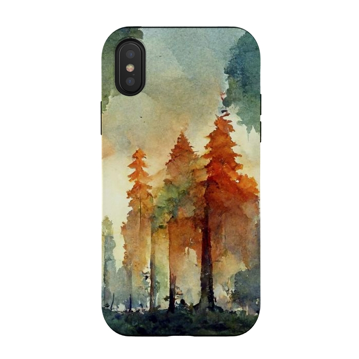 iPhone Xs / X StrongFit The Forest (nature) by Bledi