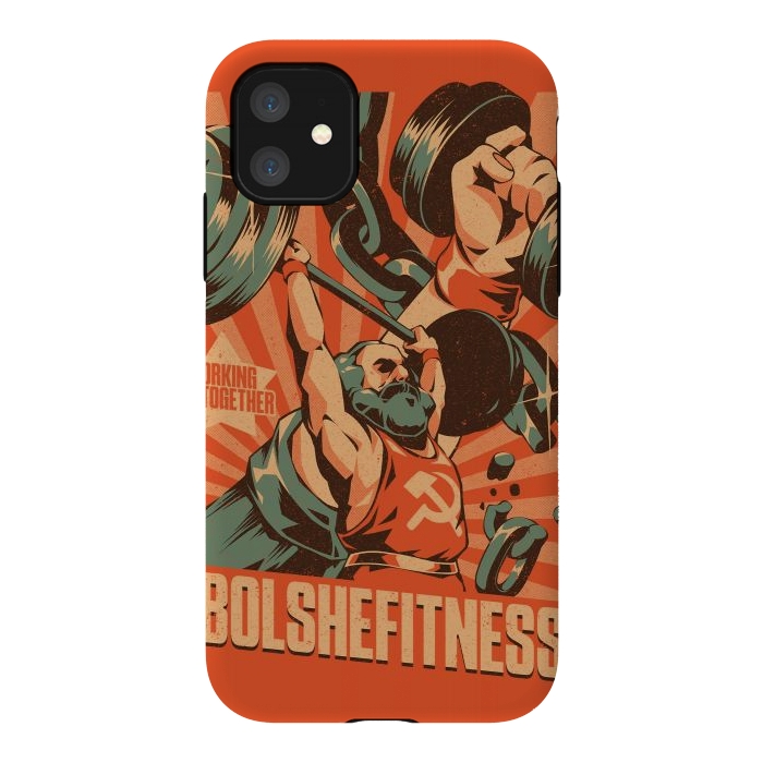 iPhone 11 StrongFit Bolshefitness by Ilustrata
