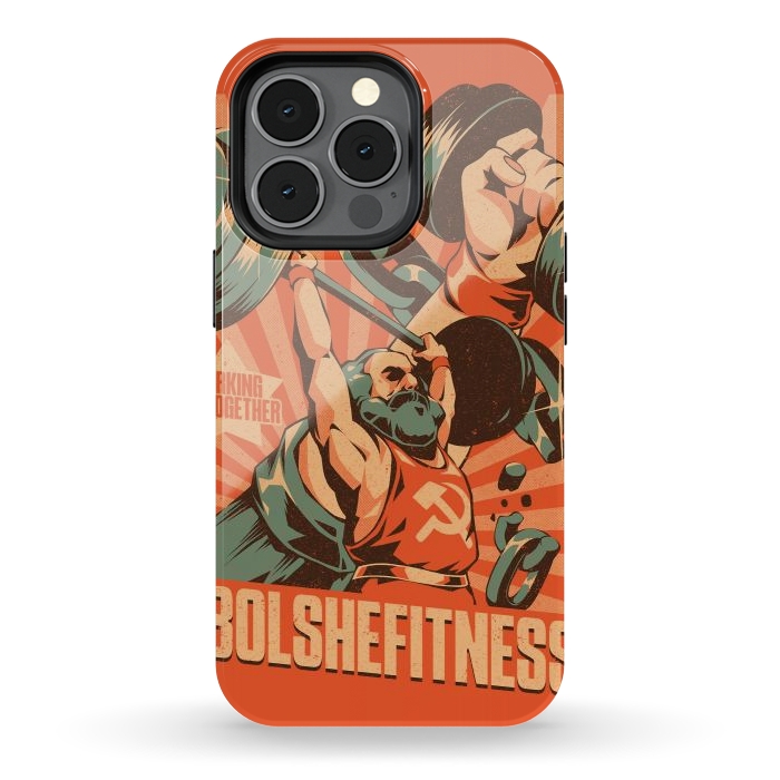 iPhone 13 pro StrongFit Bolshefitness by Ilustrata
