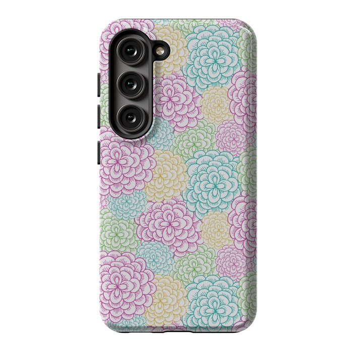 Galaxy S23 StrongFit Dahlia by TracyLucy Designs