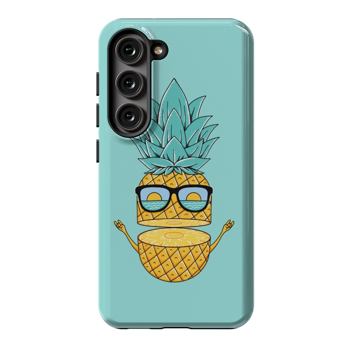 Galaxy S23 StrongFit Pineapple Sunglasses by Coffee Man