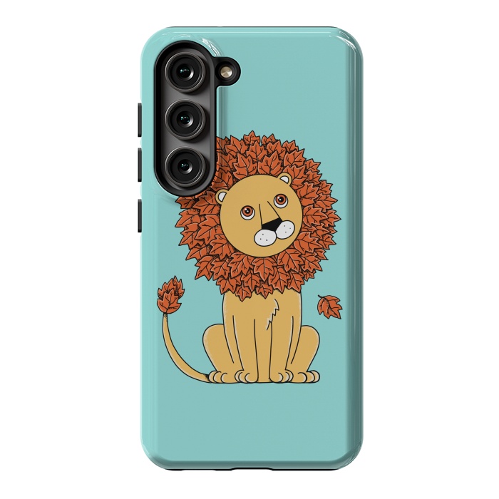 Galaxy S23 StrongFit Lion by Coffee Man