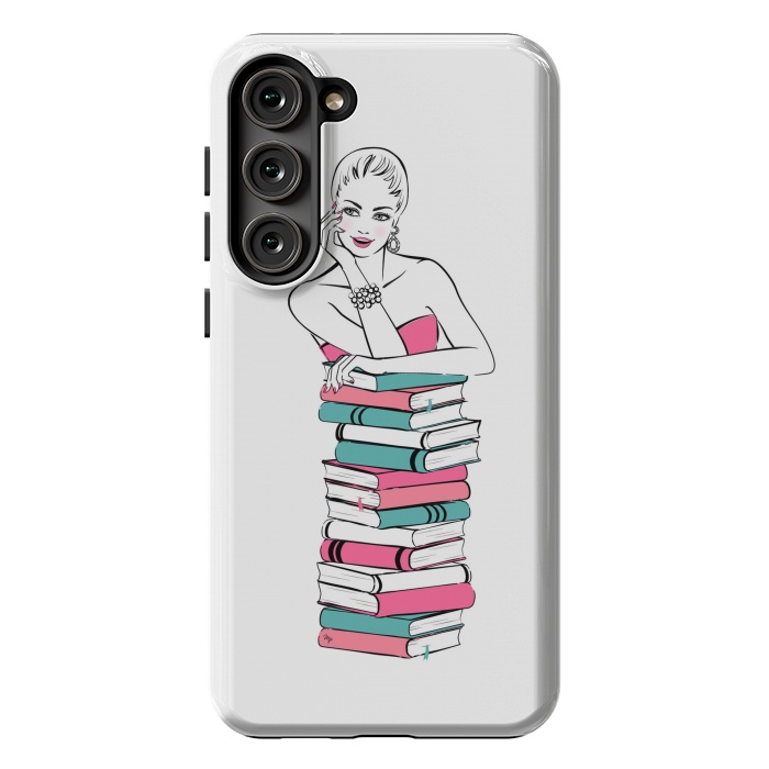 Galaxy S23 Plus StrongFit Lady Bookworm by Martina