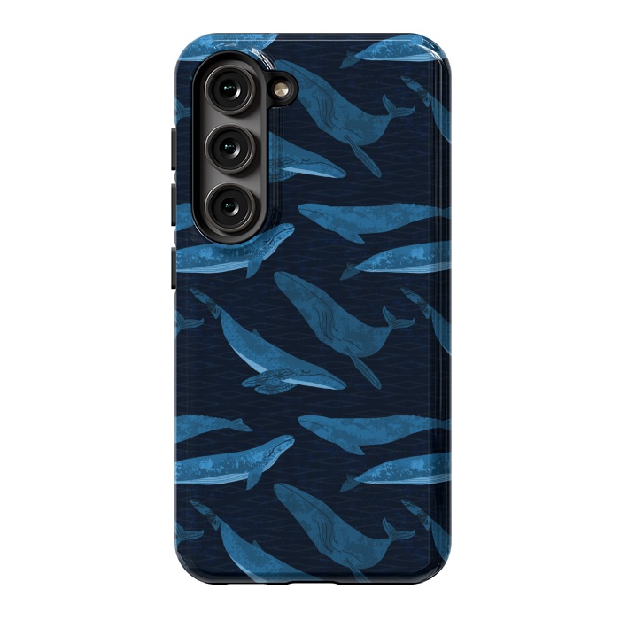 Galaxy S23 StrongFit Whales in the Deep by Noonday Design