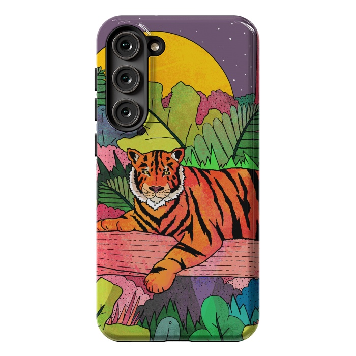Galaxy S23 Plus StrongFit Spring Tiger by Steve Wade (Swade)