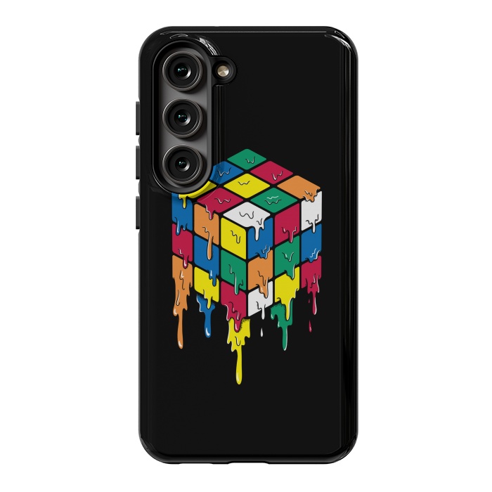 Galaxy S23 StrongFit Rubiks Cube by Coffee Man