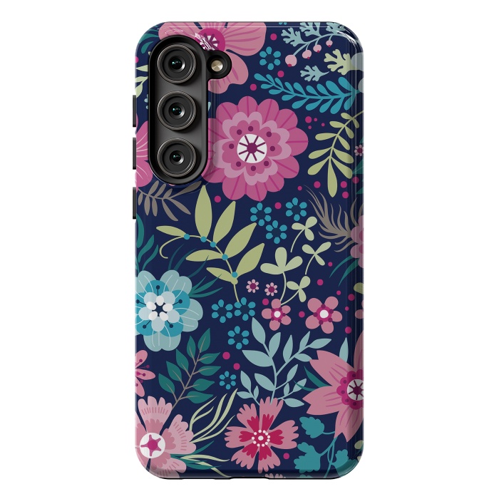 Galaxy S23 Plus StrongFit Romancing Floral Design by ArtsCase