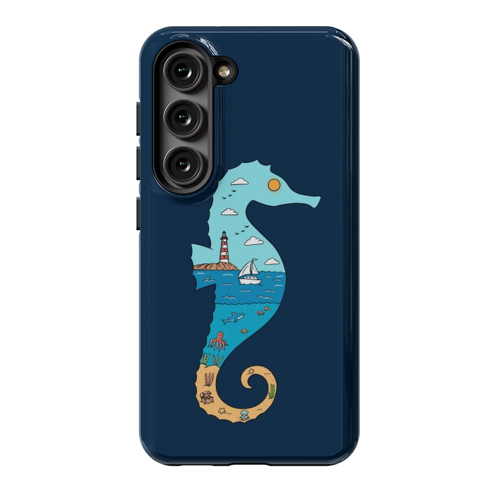 Galaxy S23 StrongFit SeahorseNature by Coffee Man