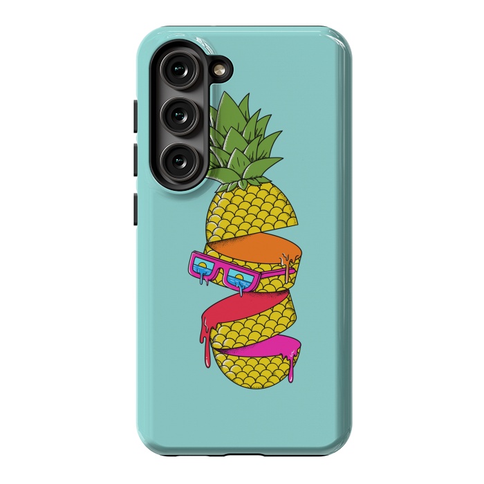 Galaxy S23 StrongFit Pineapple Colors by Coffee Man