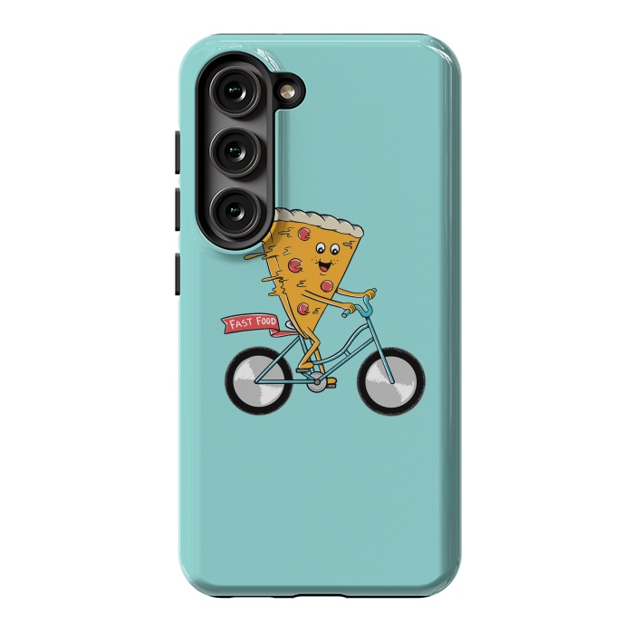 Galaxy S23 StrongFit Pizza Fast Food by Coffee Man