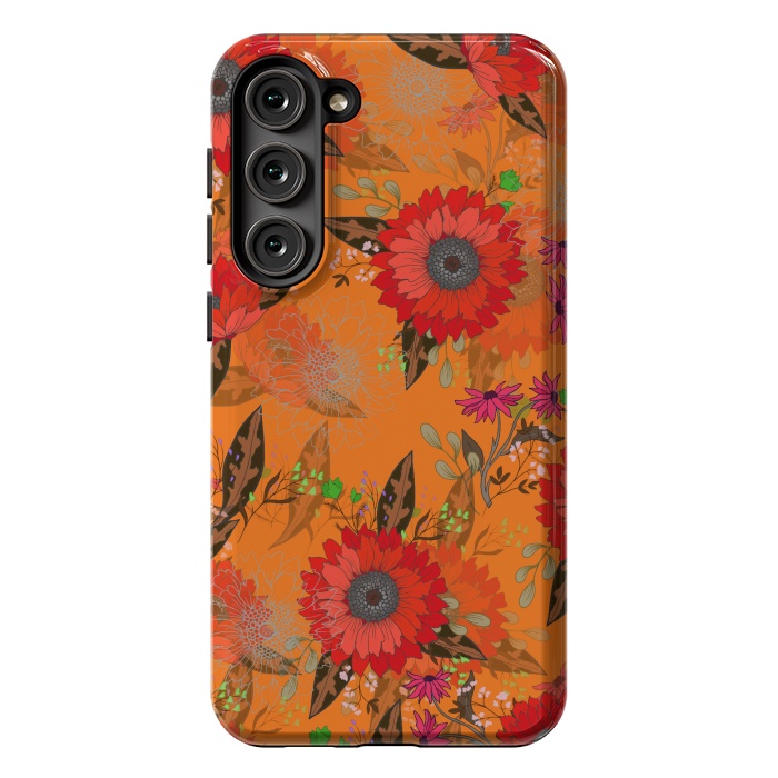 Galaxy S23 Plus StrongFit Sunflowers for October by ArtsCase