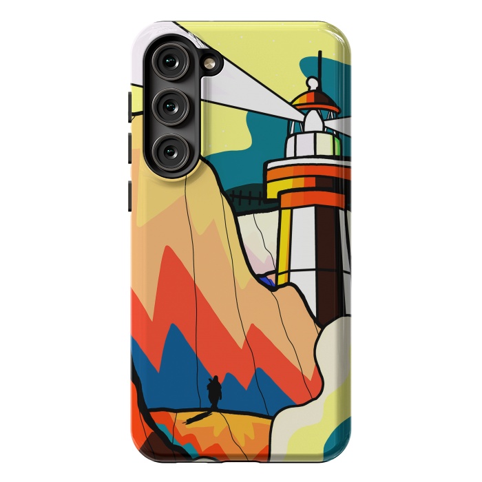 Galaxy S23 Plus StrongFit The lost lighthouse by Steve Wade (Swade)