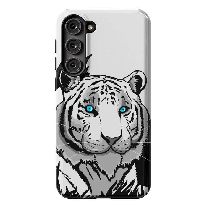 Galaxy S23 Plus StrongFit The white tiger by Steve Wade (Swade)