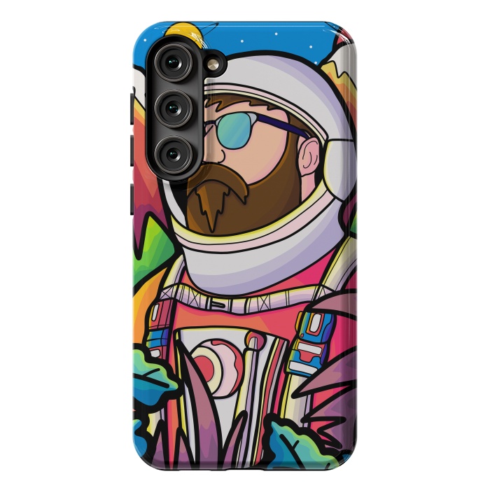 Galaxy S23 Plus StrongFit The astronaut explorer by Steve Wade (Swade)