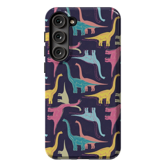 Galaxy S23 Plus StrongFit Rubberneckers - Midnight Blue by Melissa Lee