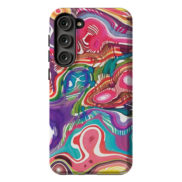 Galaxy S23 Plus StrongFit Dreaming shapes by Ninola Design