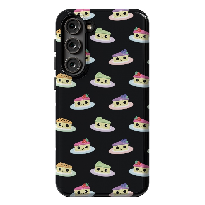 Galaxy S23 Plus StrongFit Cheesecake pattern by Laura Nagel