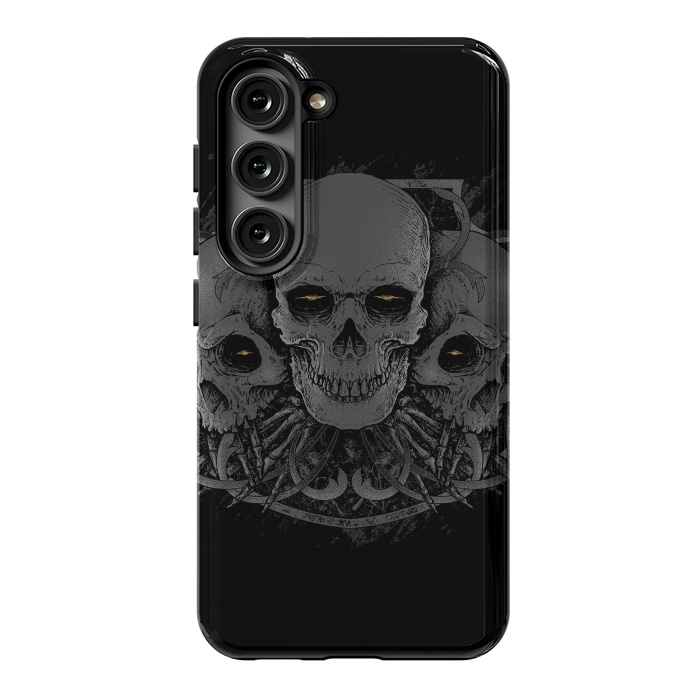 Galaxy S23 StrongFit 3 Skull by Afif Quilimo