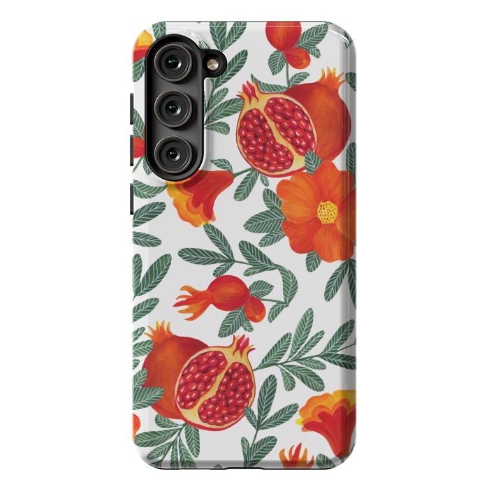 Galaxy S23 Plus StrongFit Pomegranate by Julia Badeeva