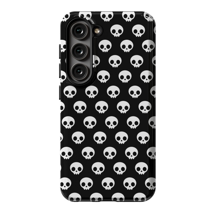 Galaxy S23 StrongFit Cute skulls by Laura Nagel