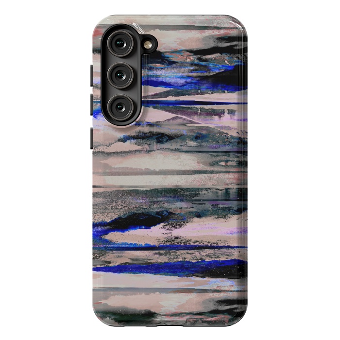 Galaxy S23 Plus StrongFit Stylised mountain landscape painting by Oana 