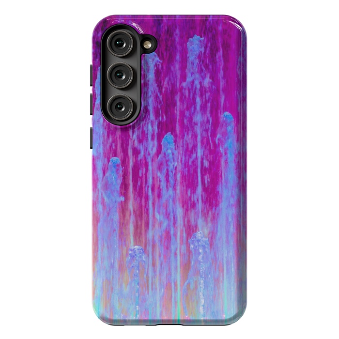 Galaxy S23 Plus StrongFit Pink blue abstract  by Winston