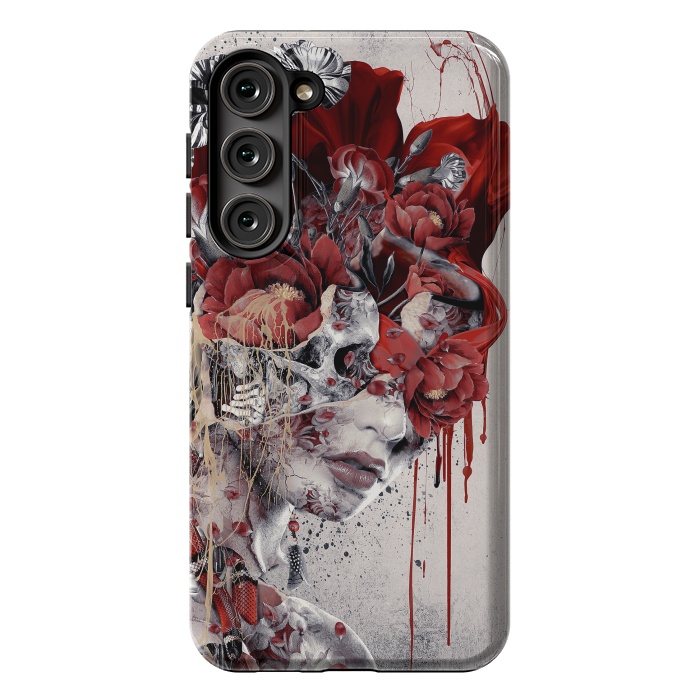 Galaxy S23 Plus StrongFit Queen of Skulls by Riza Peker