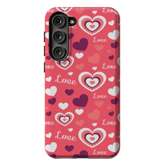 Galaxy S23 Plus StrongFit LOVE PATTERN by MALLIKA