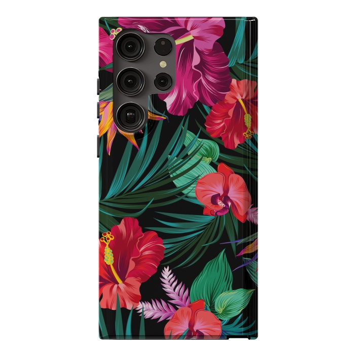 Galaxy S23 Ultra StrongFit Exotic Flowers by ArtsCase